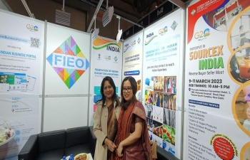 A delegation of 25 FIEO participated at HOMI Fashion & Jewels Exhibition in Milan from 17 to 20 February 2023. CG visited the India Pavilion of the Exhibition, where 34 countries are participating.